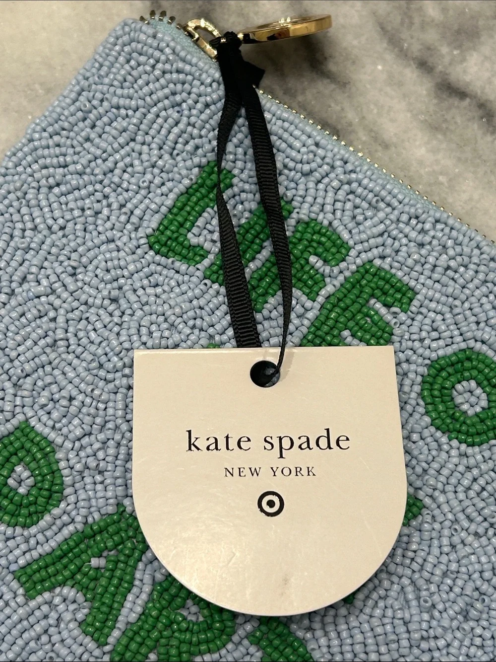 Kate Spade x Target Life of the Party Beaded Clutch NWT 🩵💚